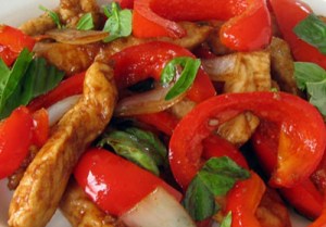 saute-poulet-poivron